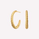 Seashell Hoops Groß