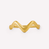 Wave Small ring