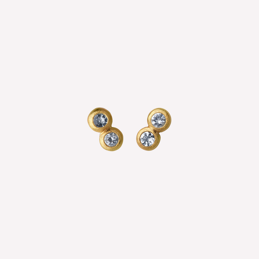 My Powers studs aquamarine