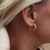 Ocean Flow Sparkle Hoops Medium