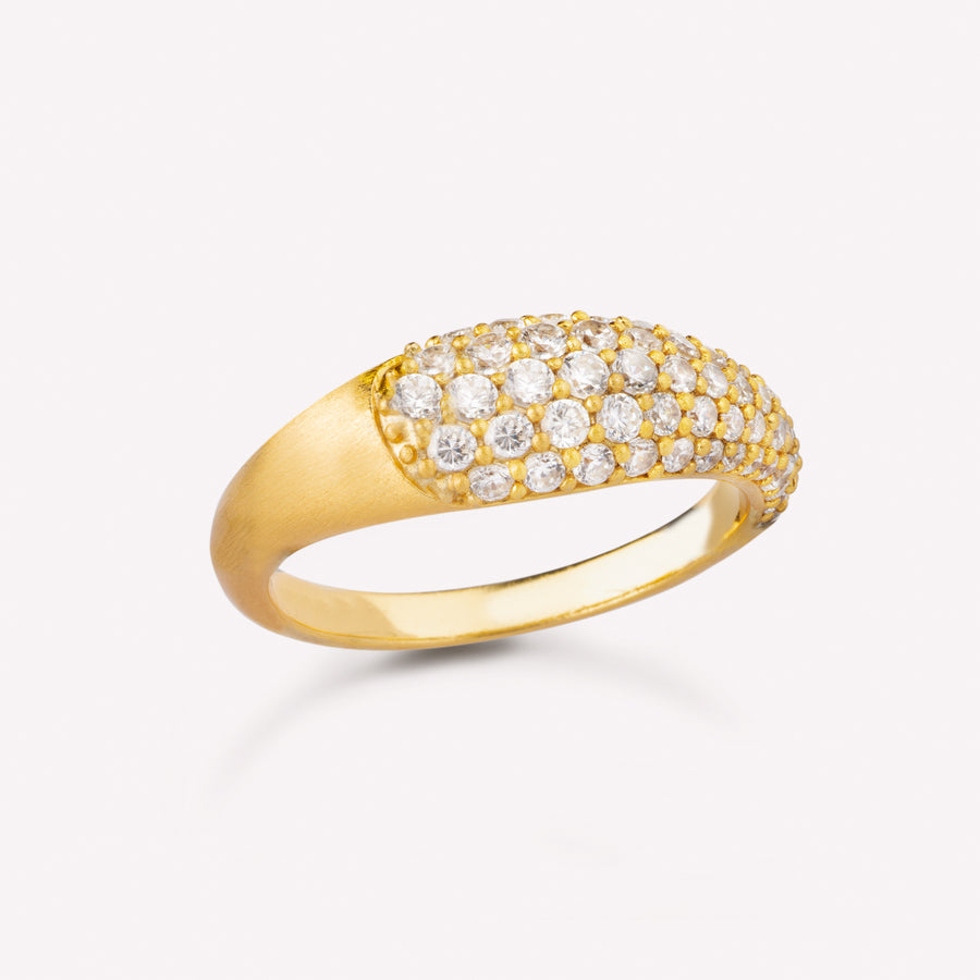 Ocean Flow sparkle ring