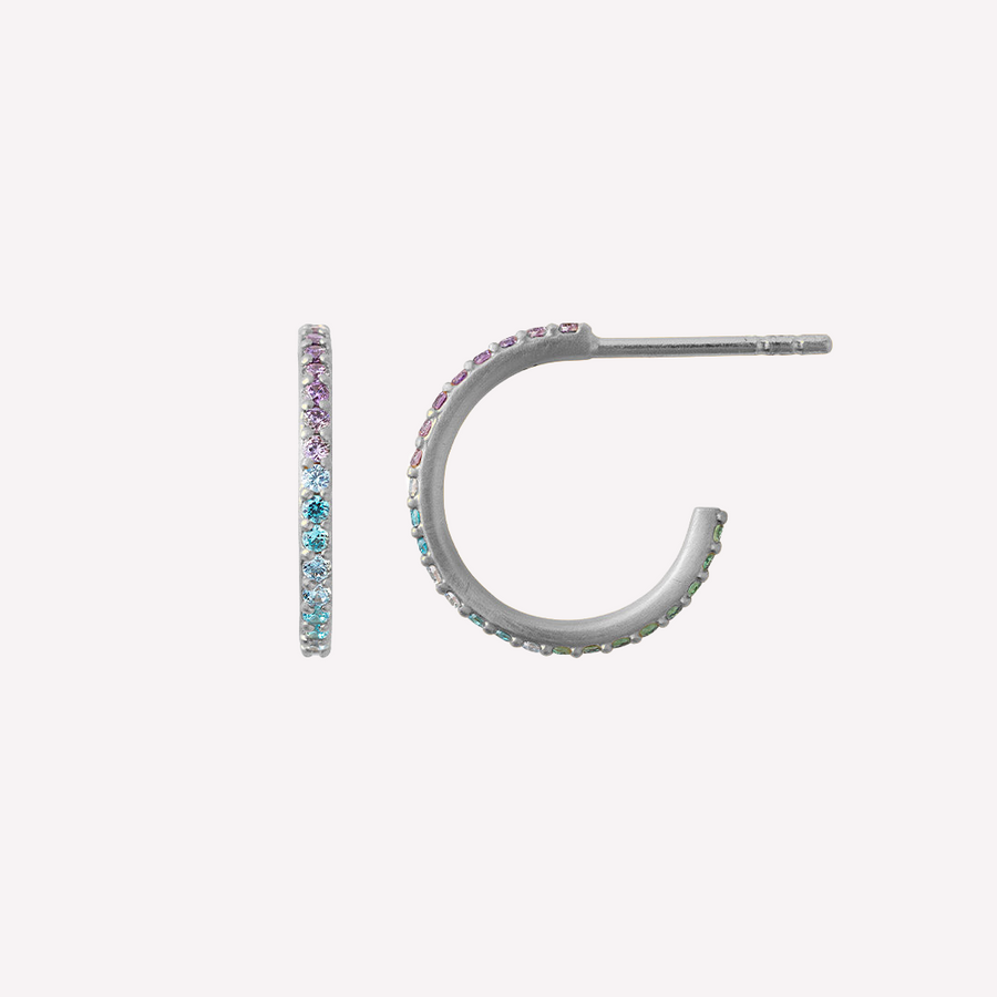 Sparkle hoops mini pastels