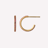Sparkle Hoops Mini Pink