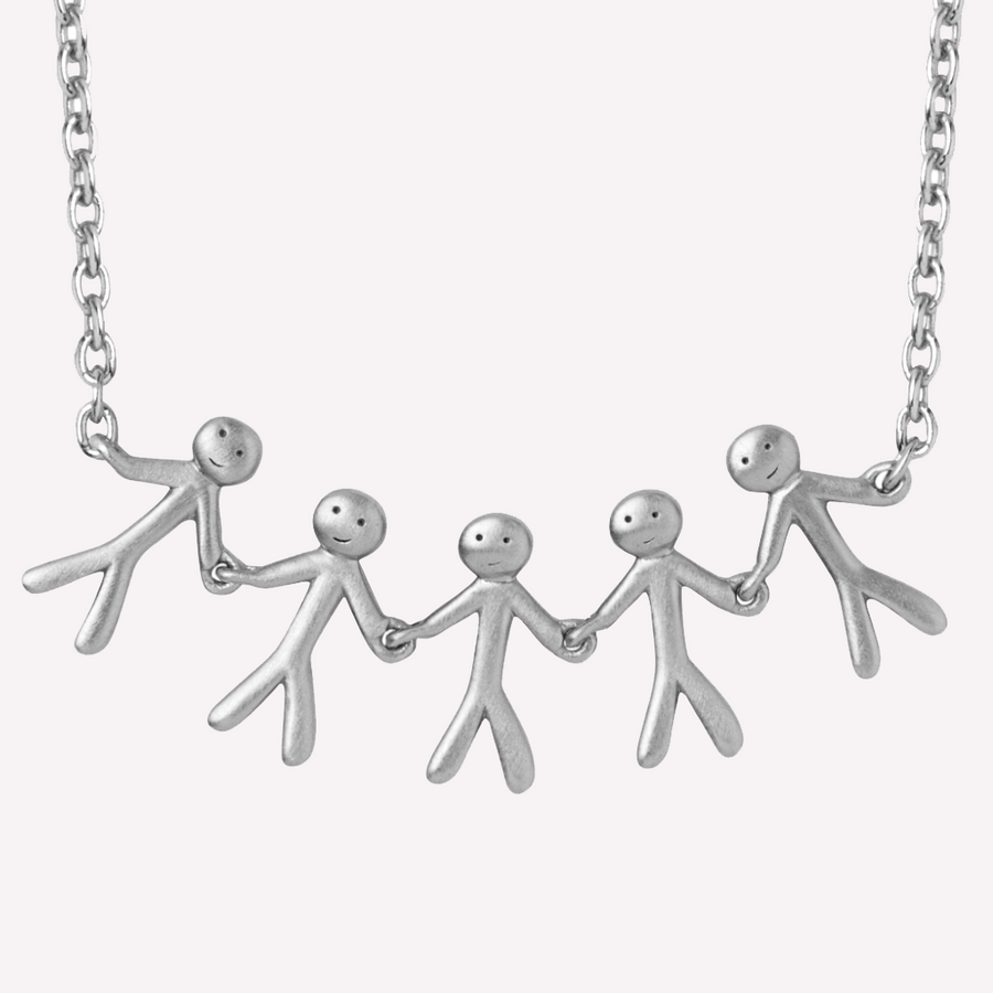 Star family necklace silver - Lulu + Belle Jewellery