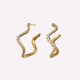 Wave Hoops Sparkle