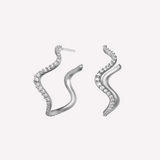 Wave Hoops Sparkle