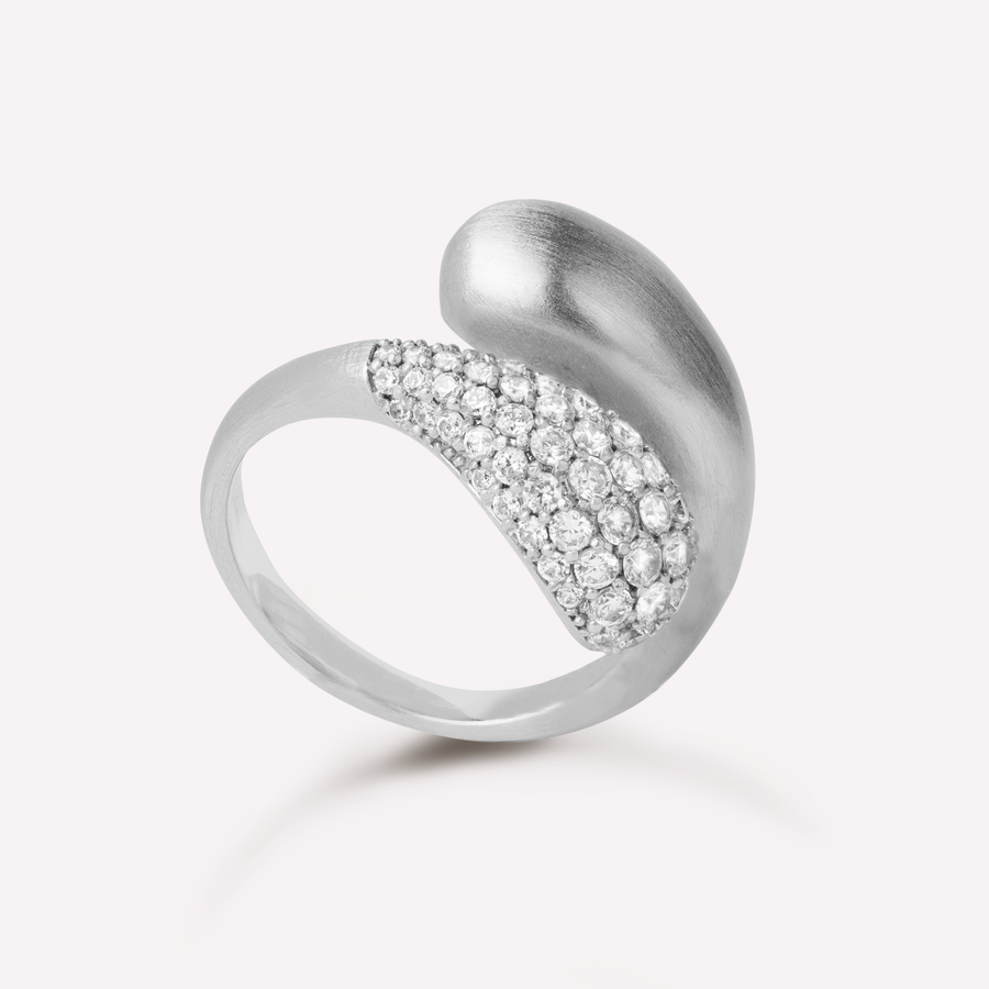 Ocean Flow Duo sparkle ring