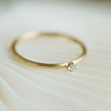 Fine Princess Diamantring (0,03 ct)