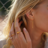 Jungle Ivy Sparkle String Earrings