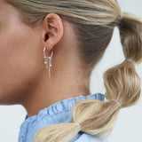 Jungle Ivy Hoops Pearl