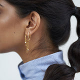 Jungle Ivy Hoops Pearl