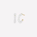 Mini Pearl Hoop