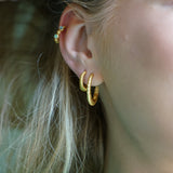 Fine Seashell Hoops Groß