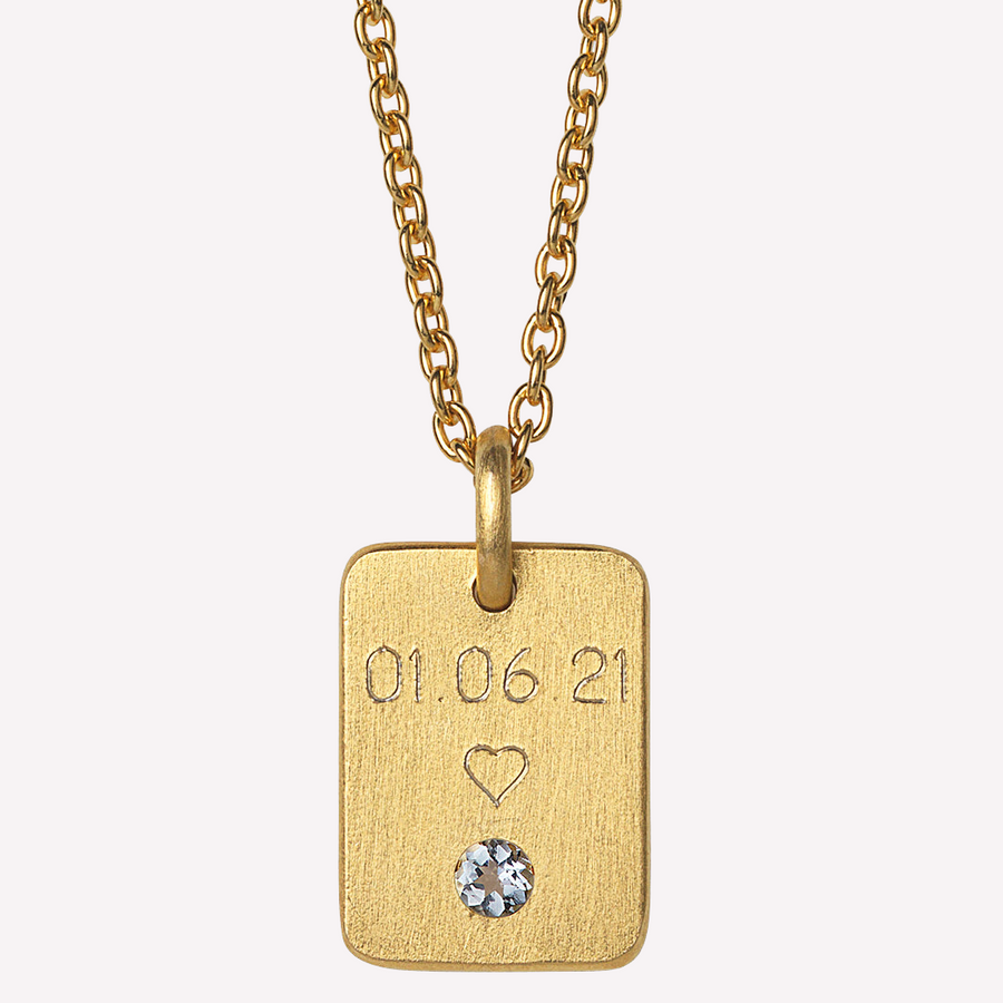 My Powers necklace aquamarine