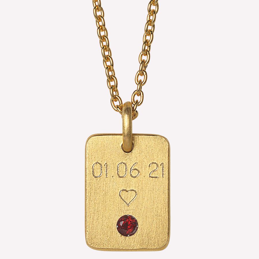 My Powers necklace garnet